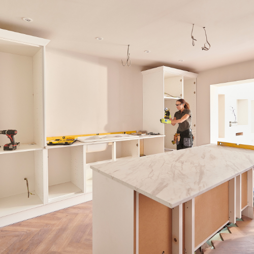 install a kitchen island